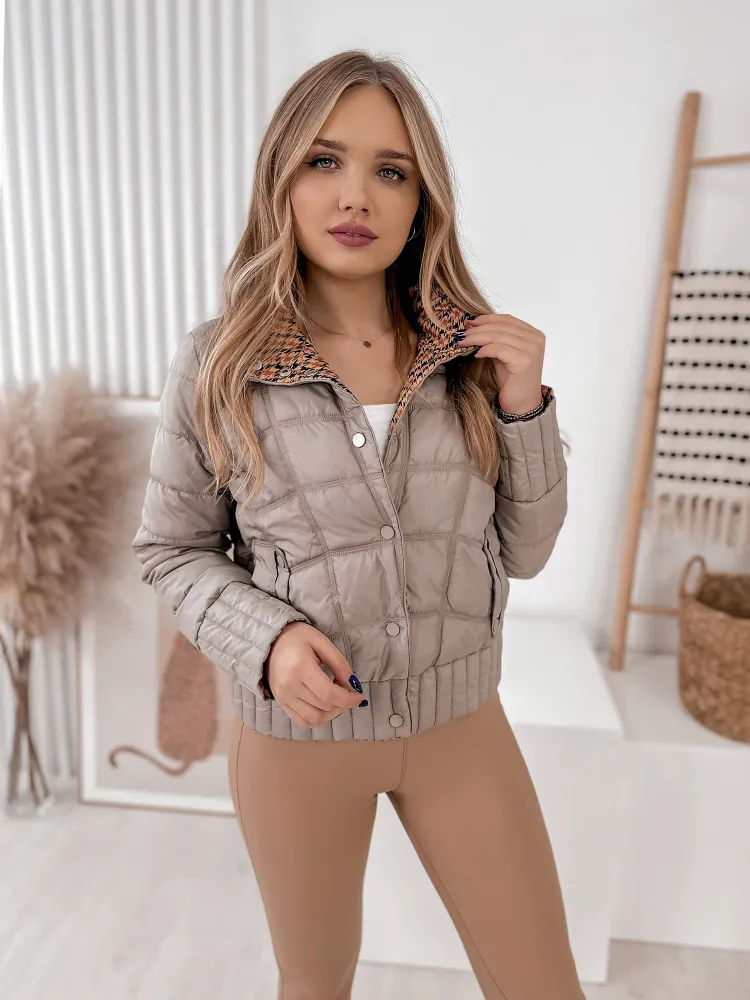 VESTE RÉVERSIBLE COLUMB BEIGE