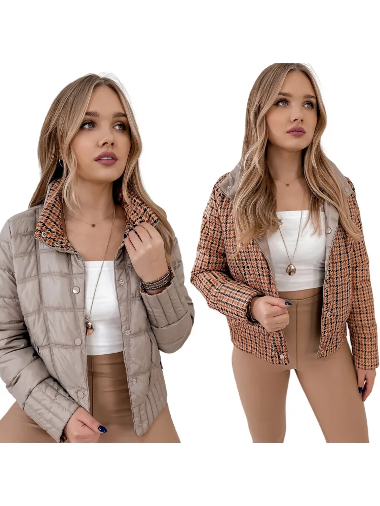 VESTE RÉVERSIBLE COLUMB BEIGE